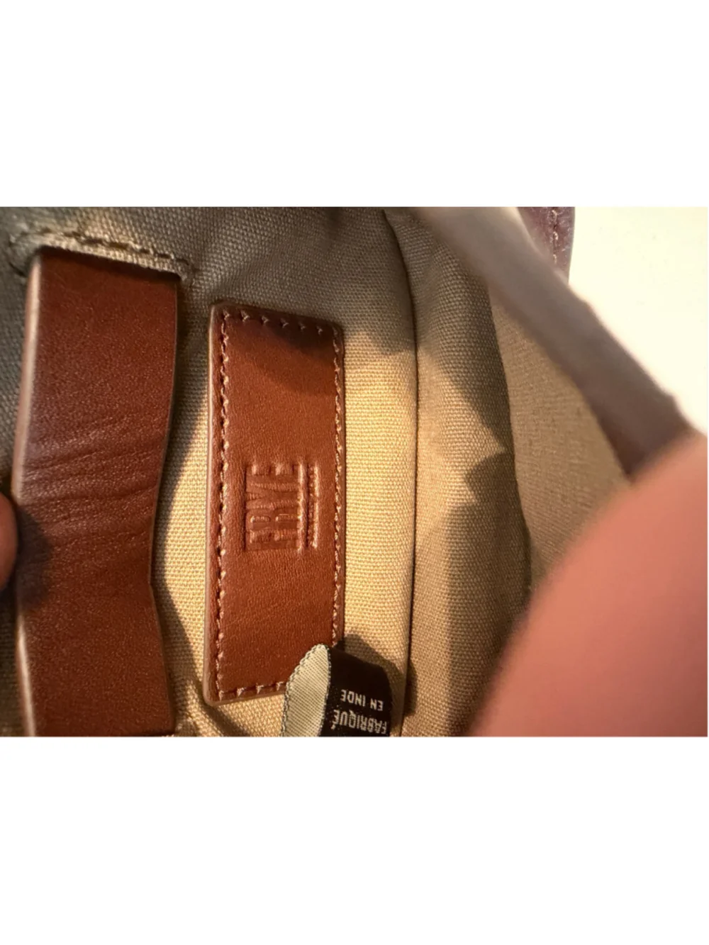 Frye Brown Leather Crossbody Bag